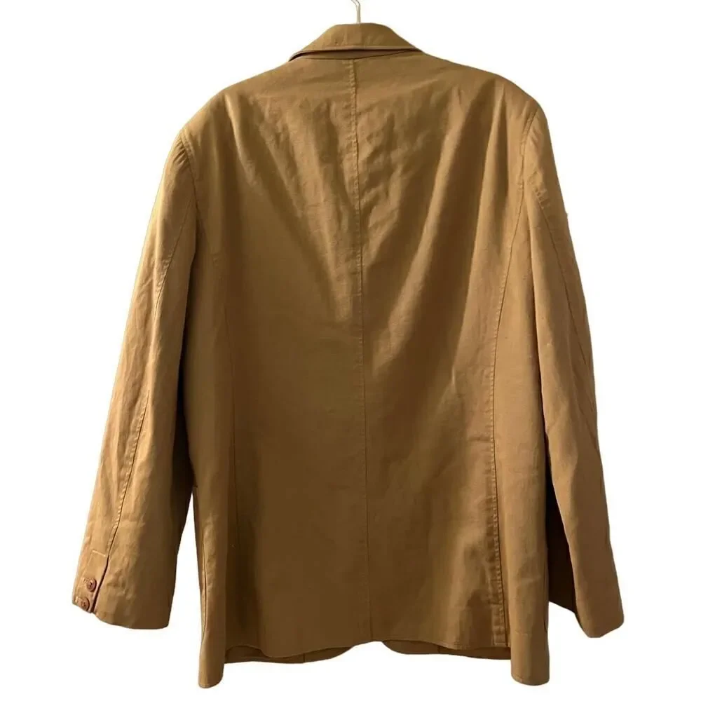 J. Peterman Men’s 3-Button Tan Sport Coat Blazer Sz. 42